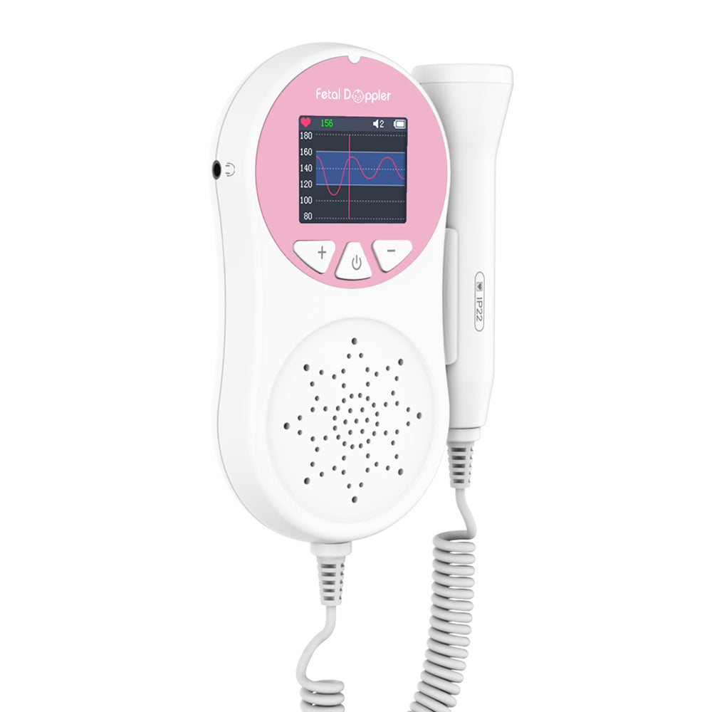 LCD Doppler Baby Ultrasound Stethoscope Heart Rate Monitor