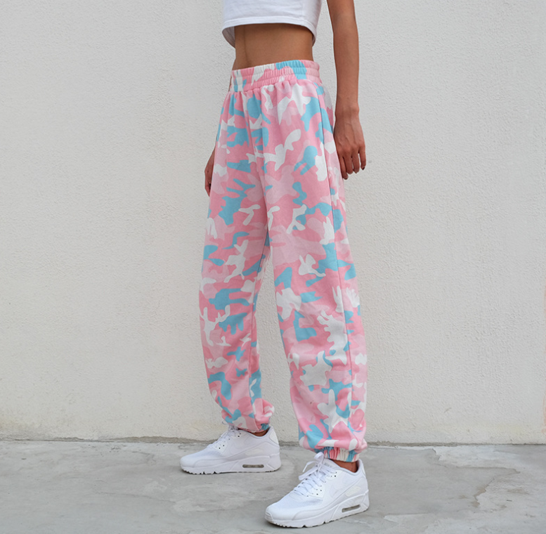 NCLAGEN Loose Harem Casual Joggers Elastic Sweatpants