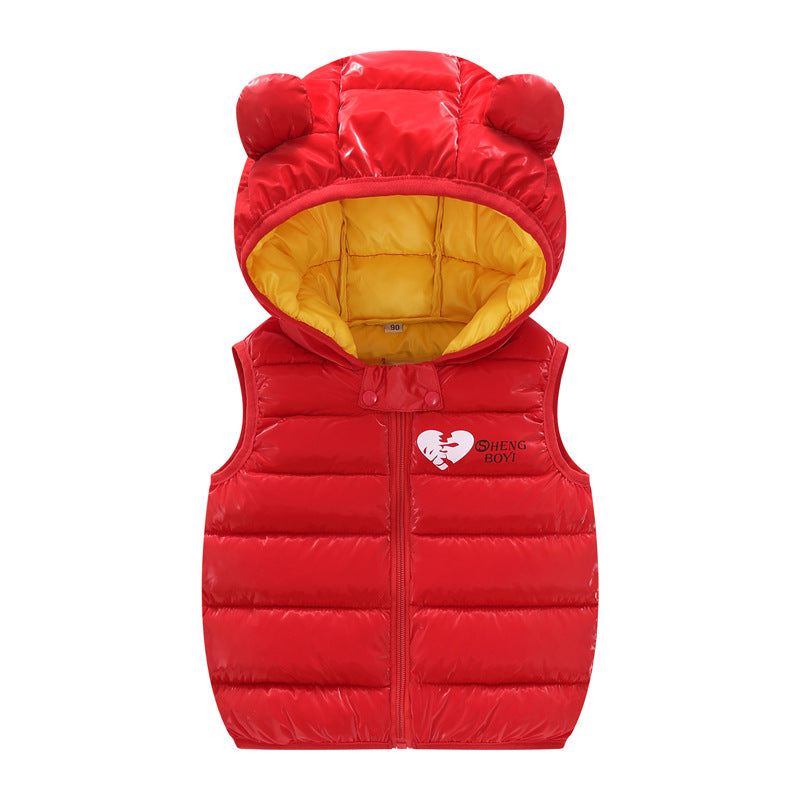 Boy or Girl Hooded Vest Jackets