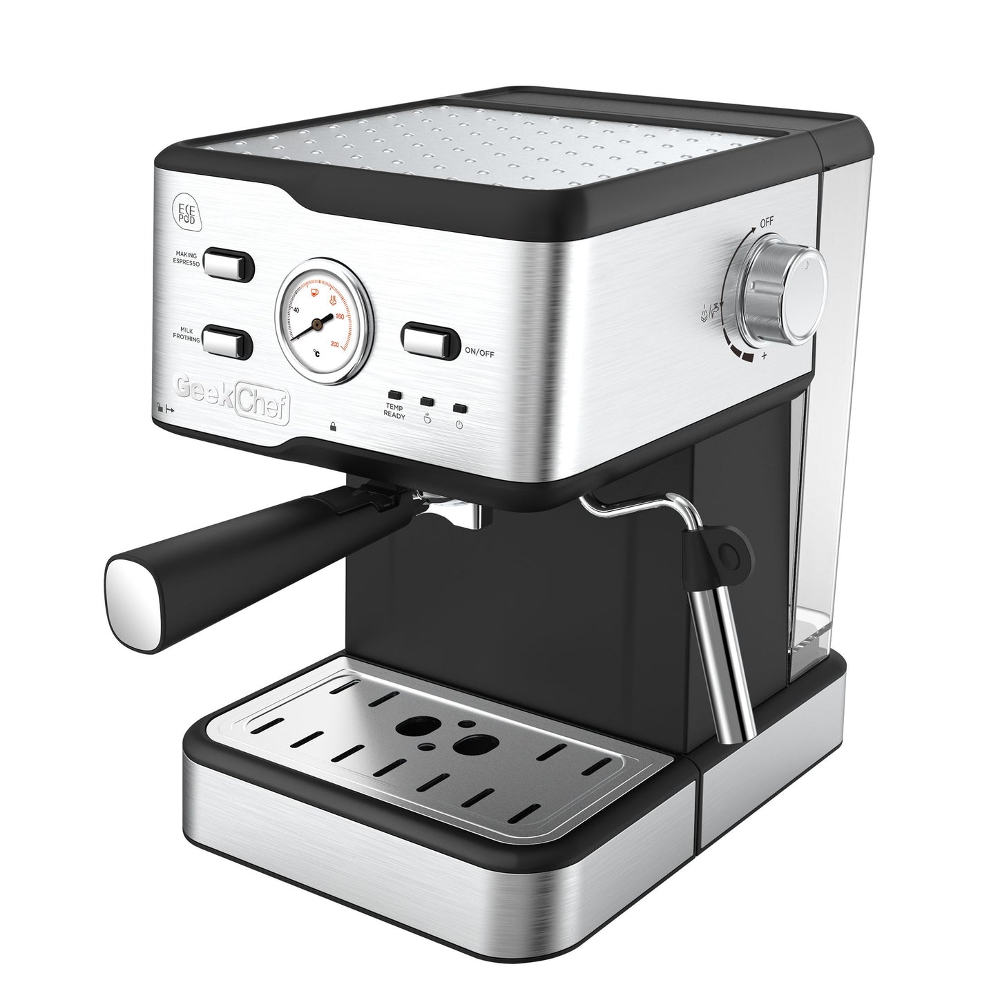 Espresso 20 Bar Pressure Cappuccino Latte Maker ESE POD