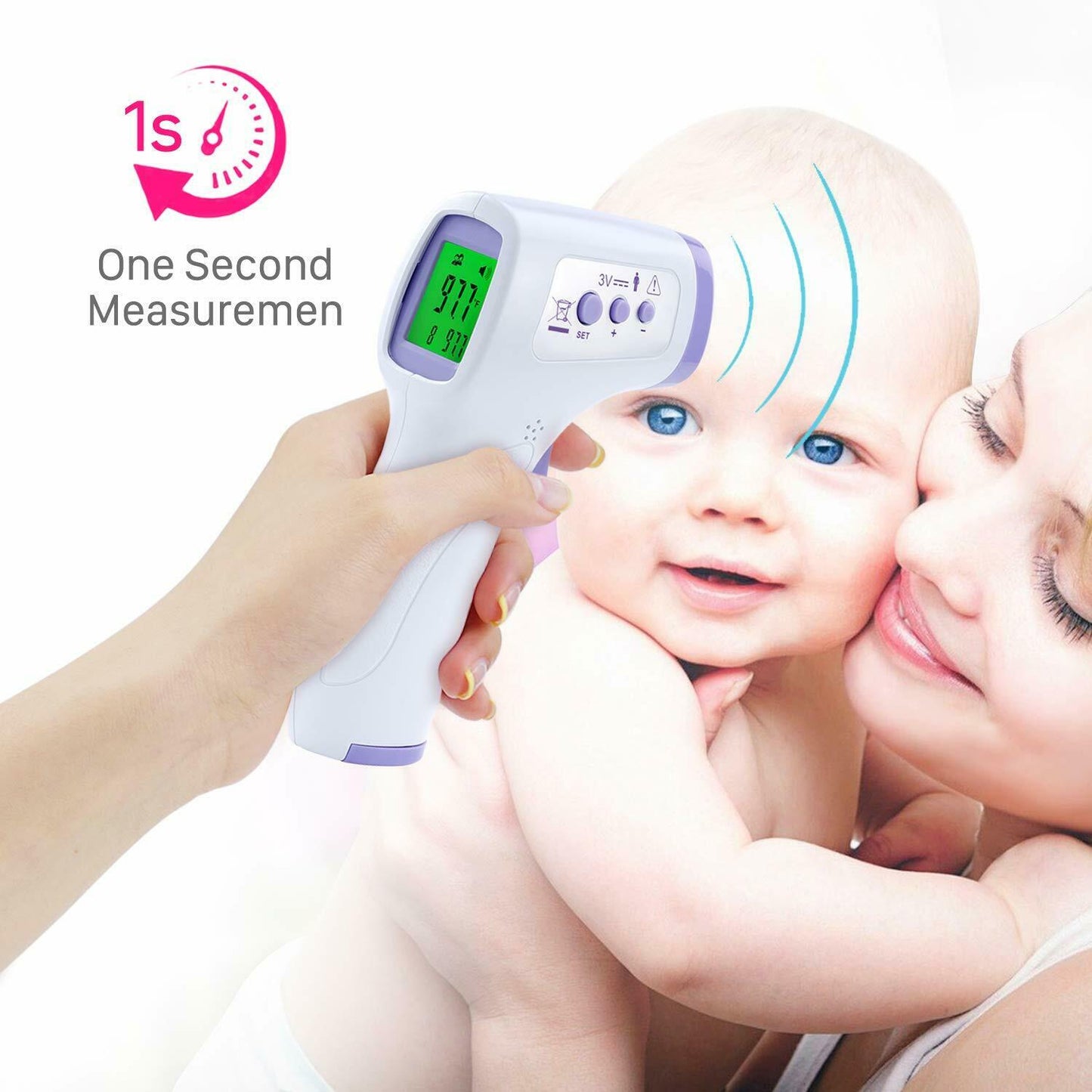 Baby Forehead Temperature Gun Infrared Thermometer