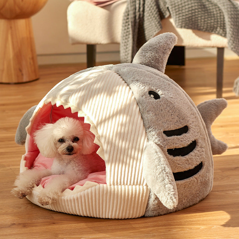 Internet Celebrity Shark Cat Dog House