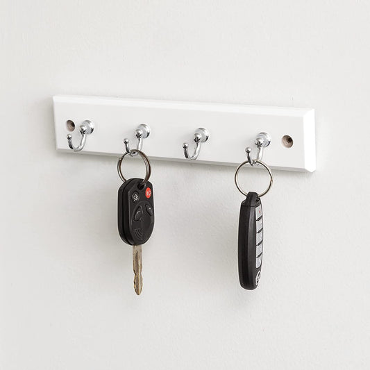 Wall Mount 4 Hook Chain Storage Keys