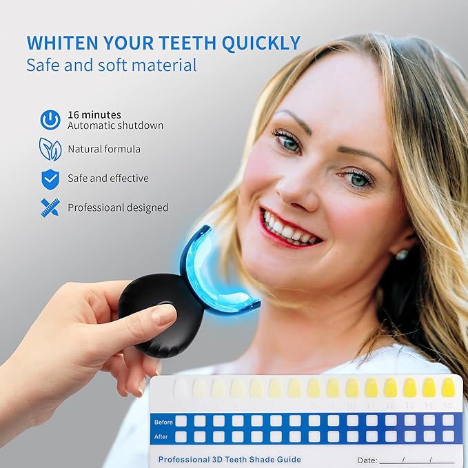 16-Point LED Blue Lights Accelerator Wireless Teeth Whitening