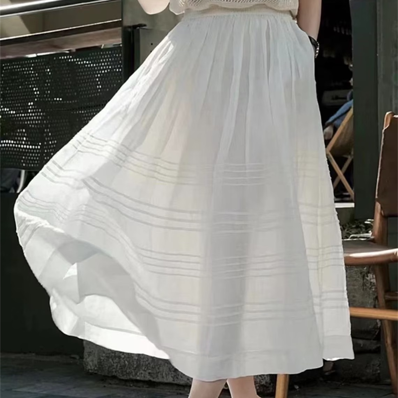 Women's Elegant Solid Color Skirt