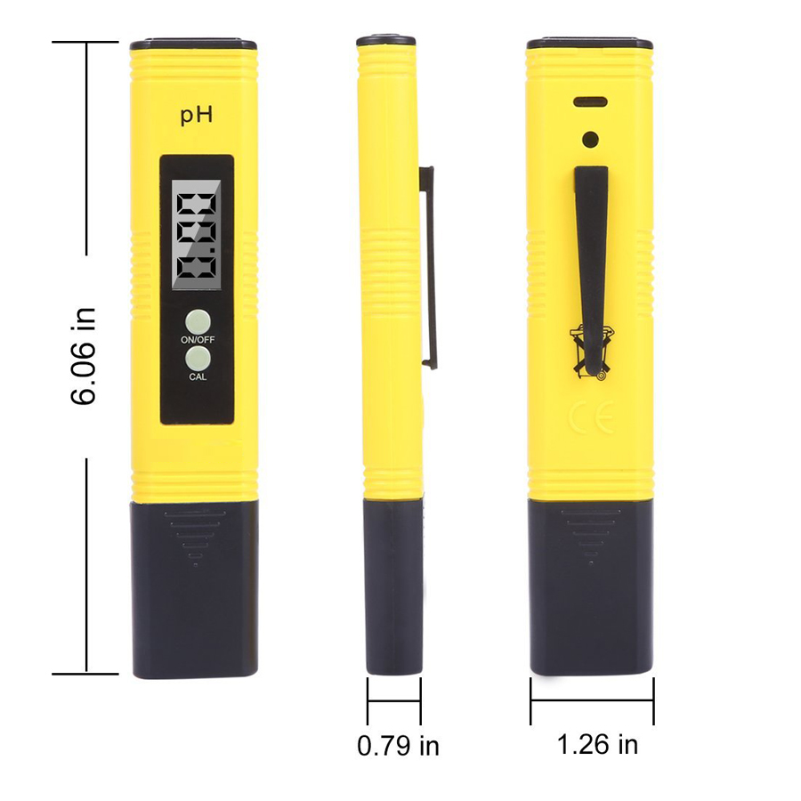 LCD Hydroponics Aquarium Swimming Pool PH Meter Tester