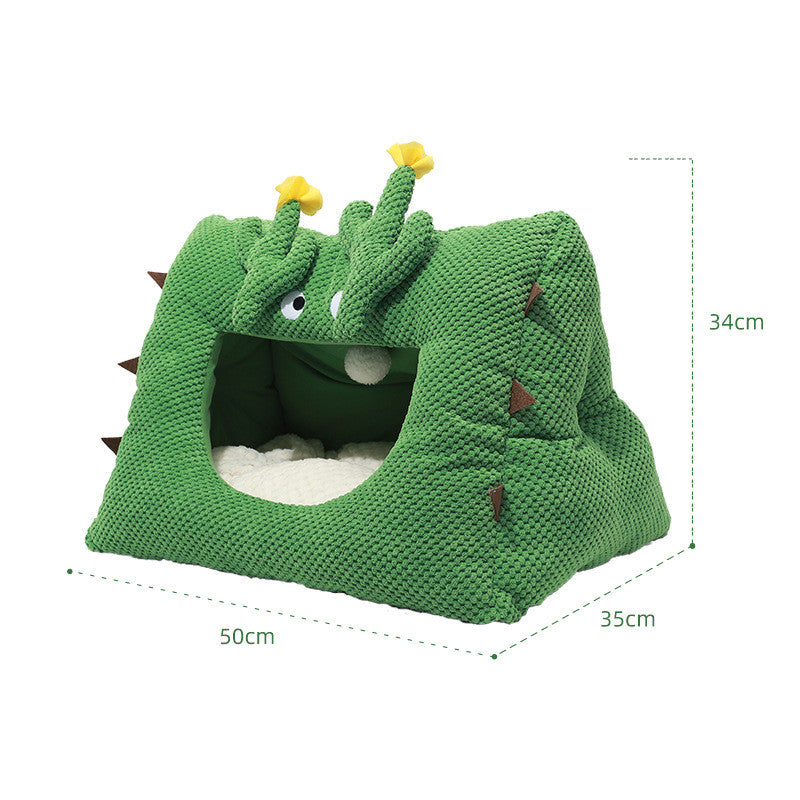 Yurt Cactus Round Square Nest, Cactus, Or Pet Mat