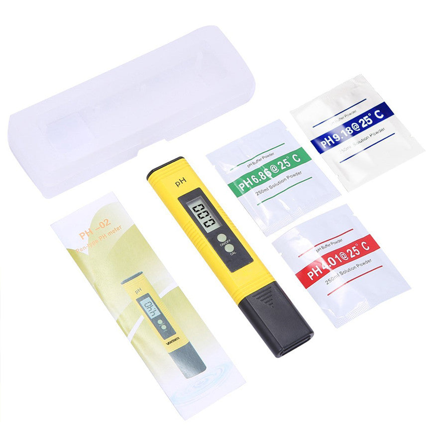 LCD Hydroponics Aquarium Swimming Pool PH Meter Tester