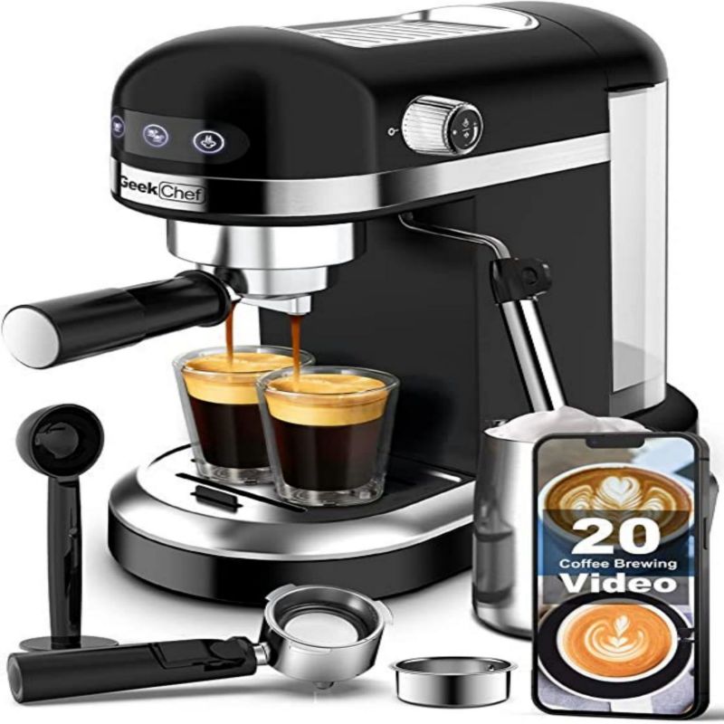 20 Bar Espresso Machine 1350W High Performance 1.4 L