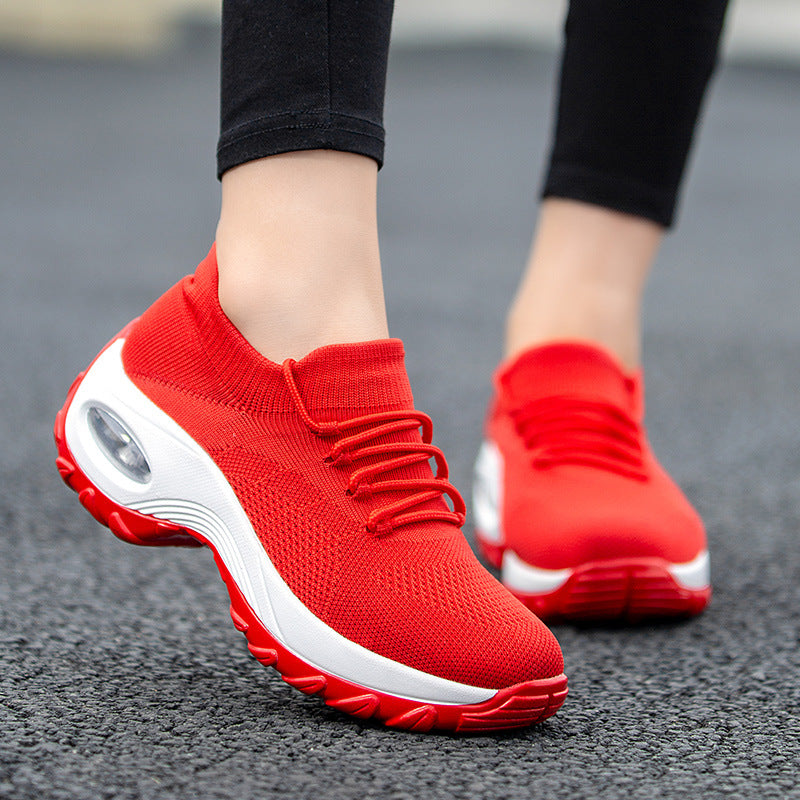 Women Breathable Soft Knit Sock Sport Shoes