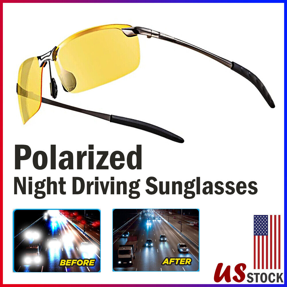 Polarized HD Night Driving Vision Glasses For Men & Women