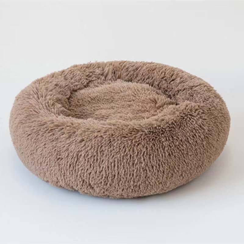 Round Plush PP Cotton Pet Bed