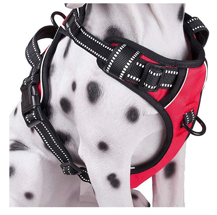 Reflective Medium & Large Breathable Dog Chest Harness