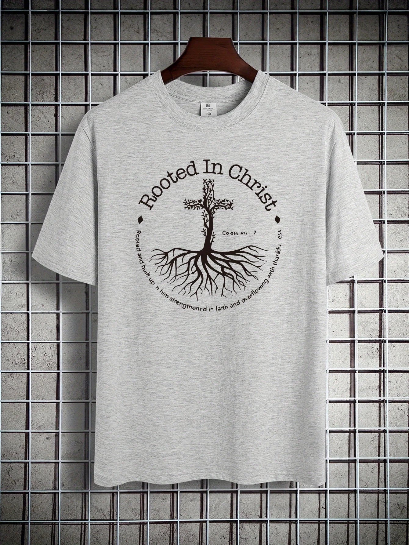 ROOTED IN Tree Roots Design  T-shirt