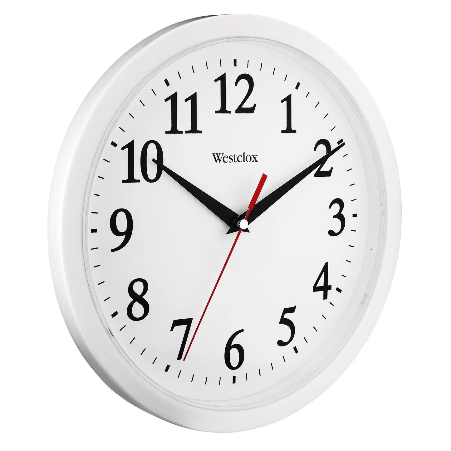 Basic White Analog QA Wall Clock