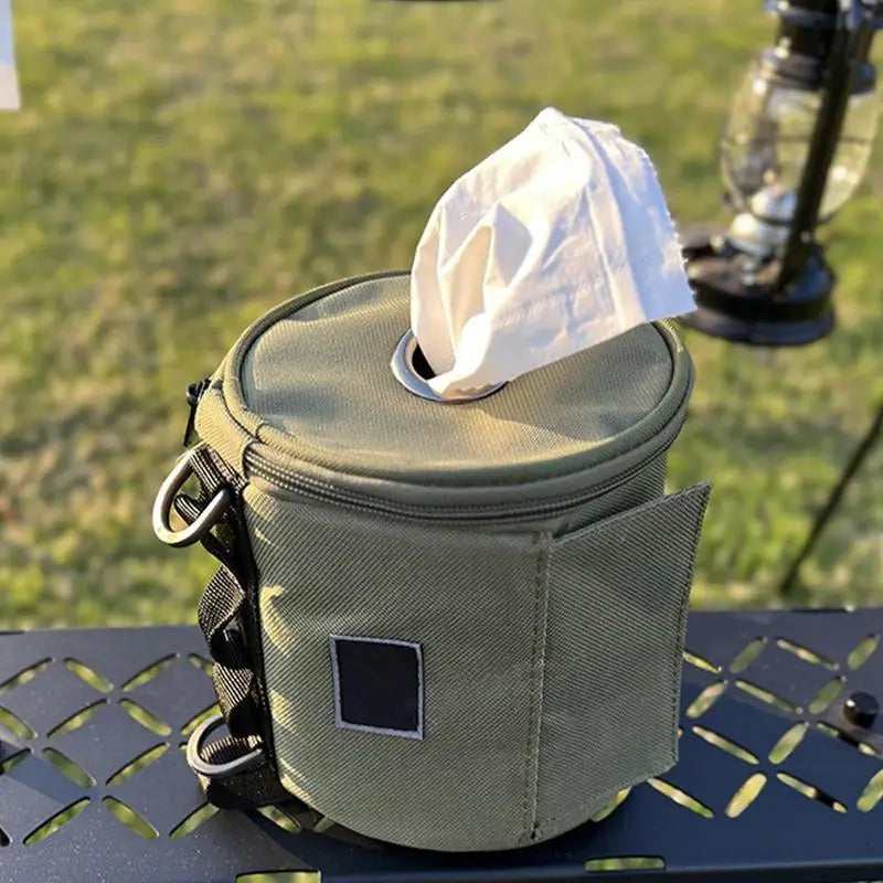 Tactical Roll Paper Storage Bag Hanging Toilet Tissue