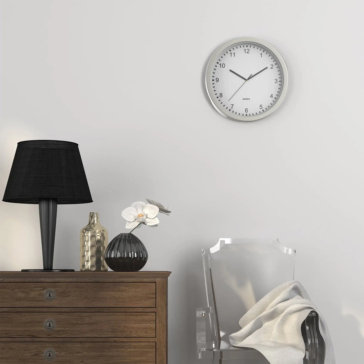 Hidden Compartment Wall Clock