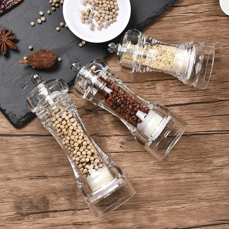 Acrylic Salt and Pepper Grinder Shakers