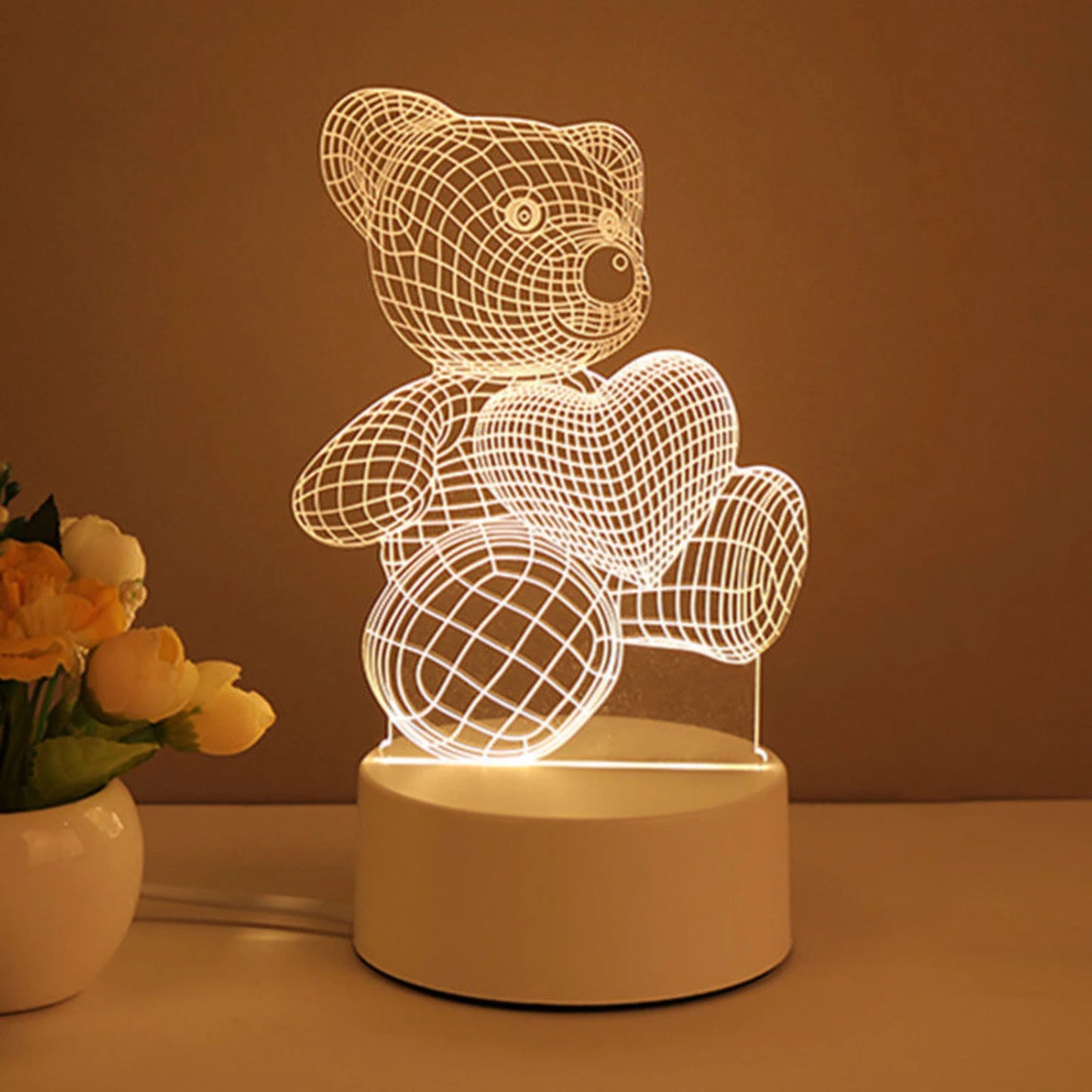 3D USB LED Night Lights Lamp