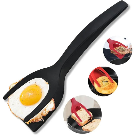 2 in 1 Spatula and Tongs for Cooking Combo