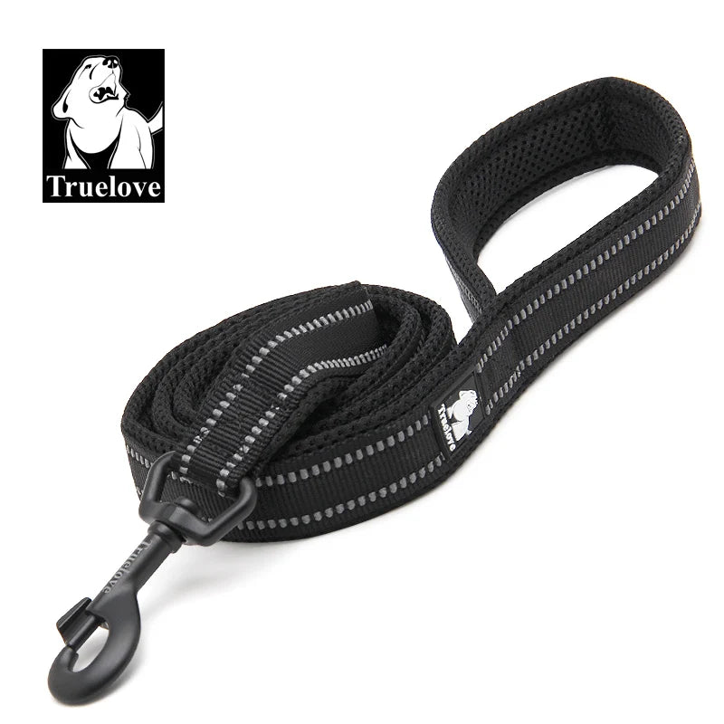 Reflective Thick Soft Mesh Nylon Dog Leash