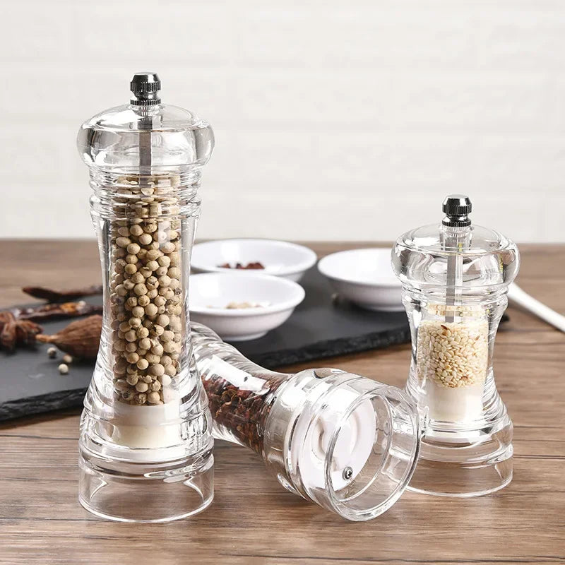 Acrylic Salt and Pepper Grinder Shakers