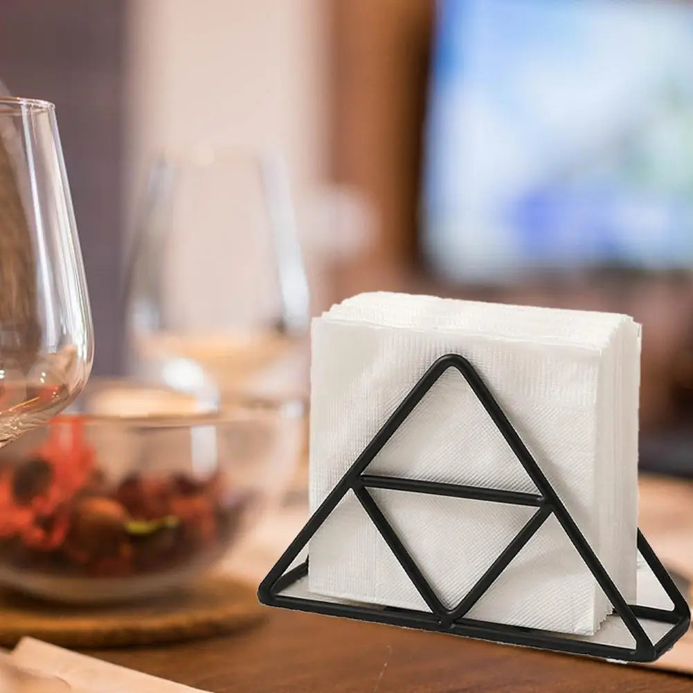 Metal Triangular Kitchen Napkin Holder