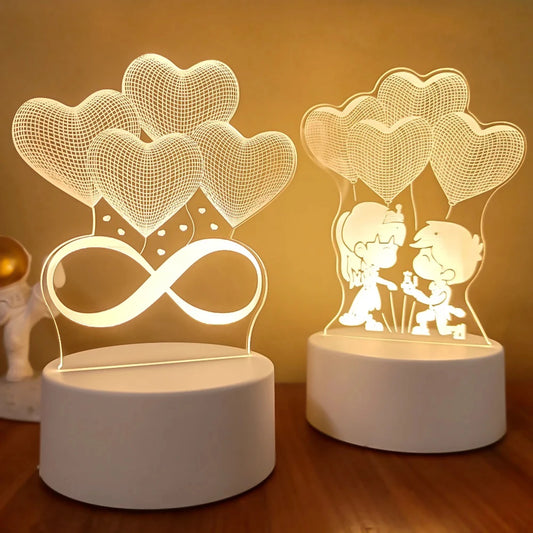 3D USB LED Night Lights Lamp