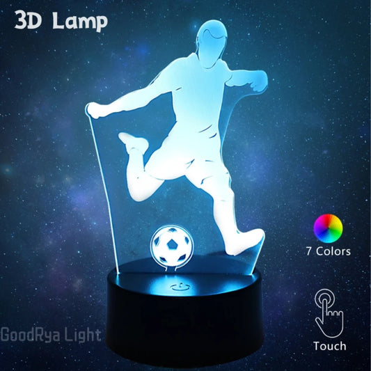 LED Football Soccer Night Lamp