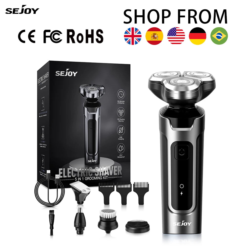 5in1 Professional  Electric Hair Clipper For Men