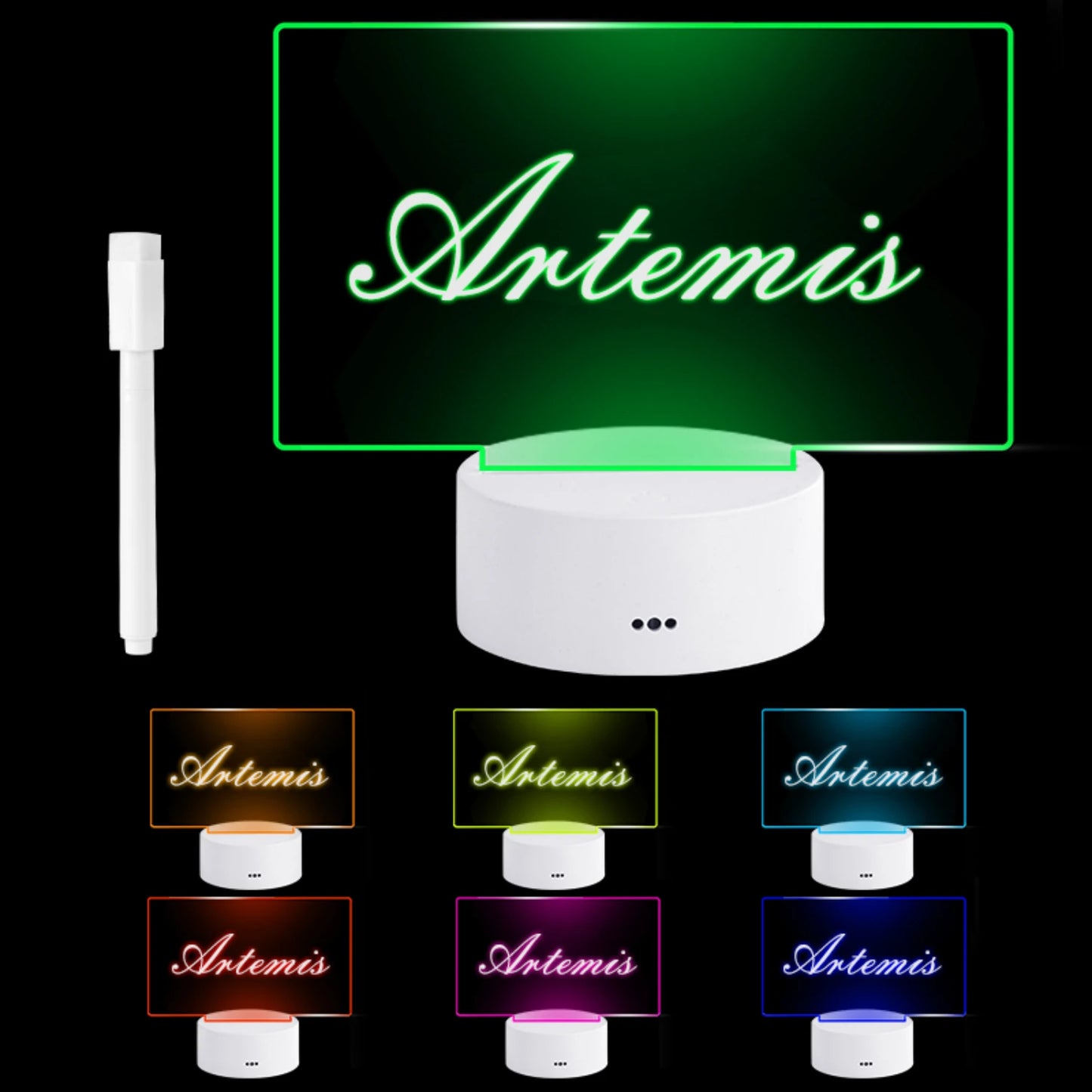 Creative Colorful LED Message Board Night Light