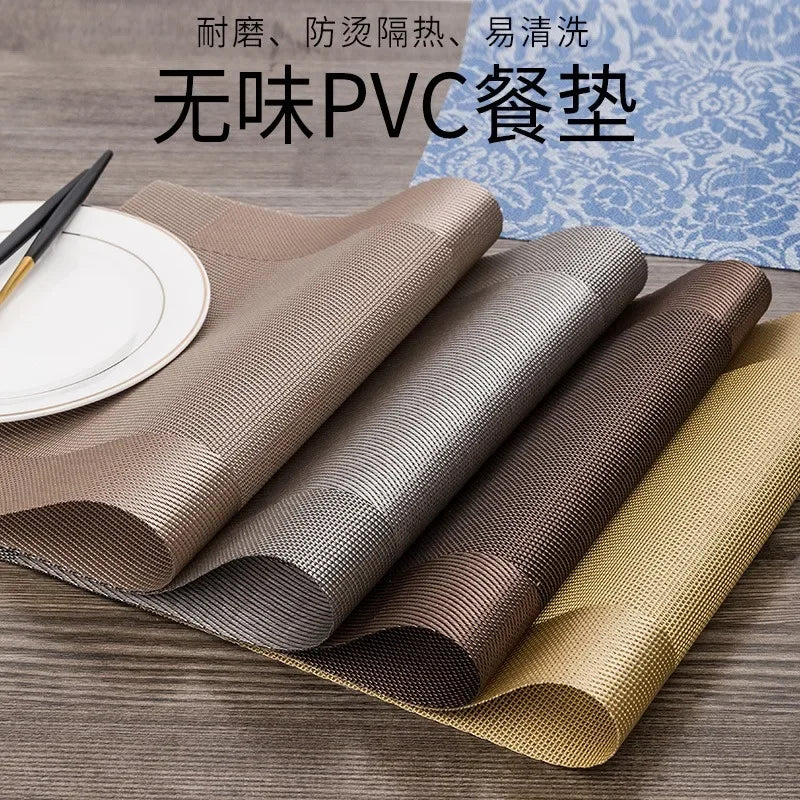 Non-slip Washable Dining Table Mat Placemat Set