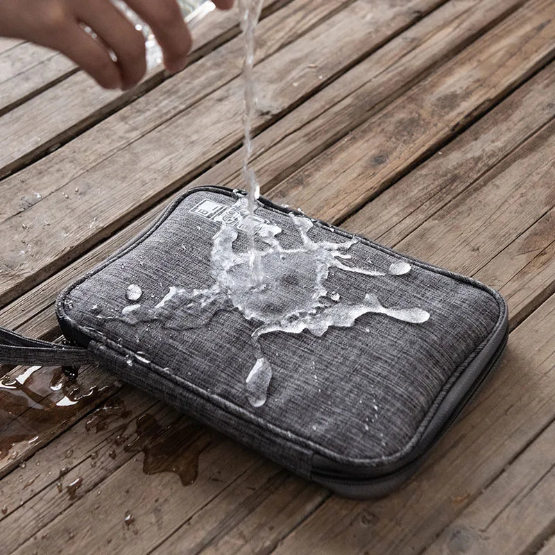 Waterproof All-in-One Electronic Accessories Organizer Pouch