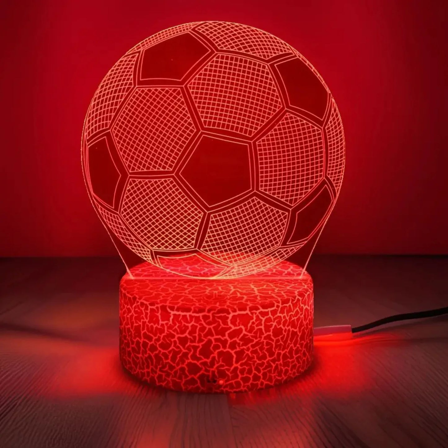 3D Child LED Night Light Luminous Soccer ball Nightlight