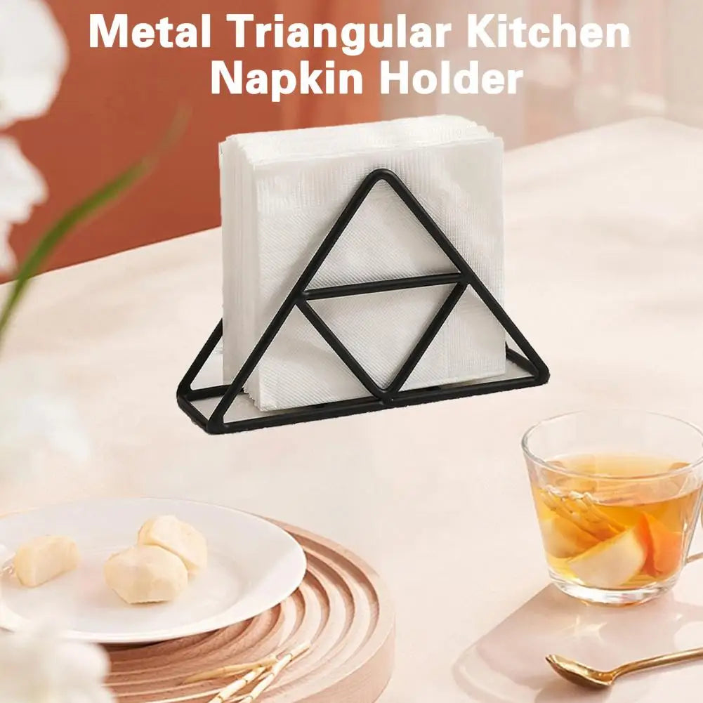 Metal Triangular Kitchen Napkin Holder