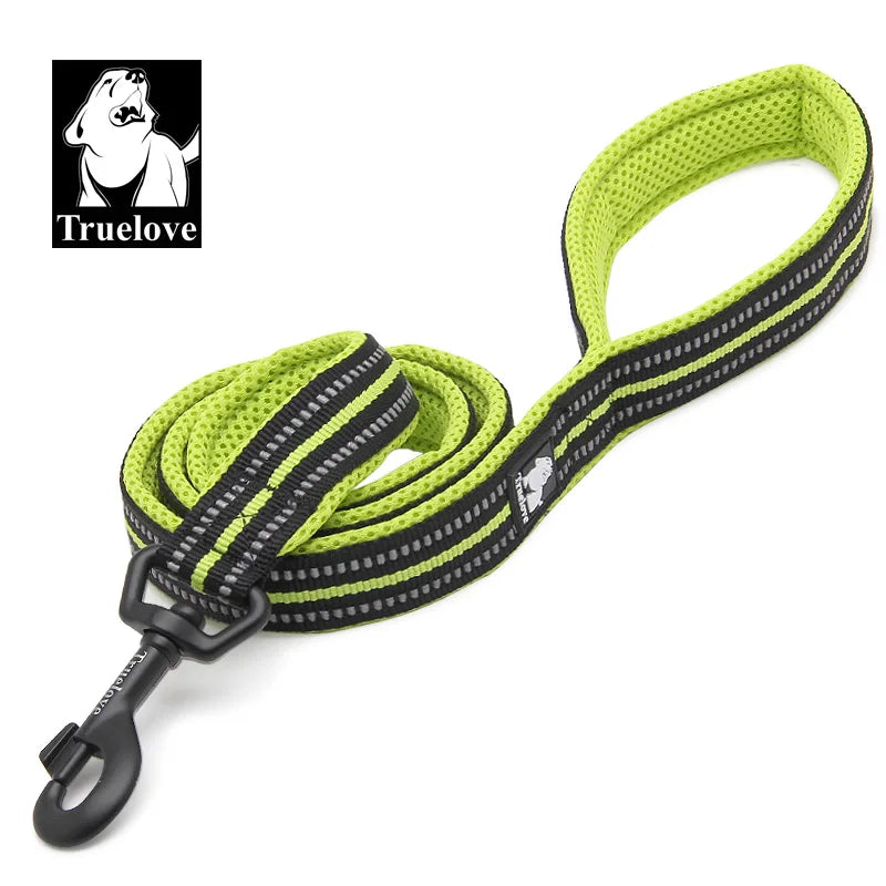 Reflective Thick Soft Mesh Nylon Dog Leash