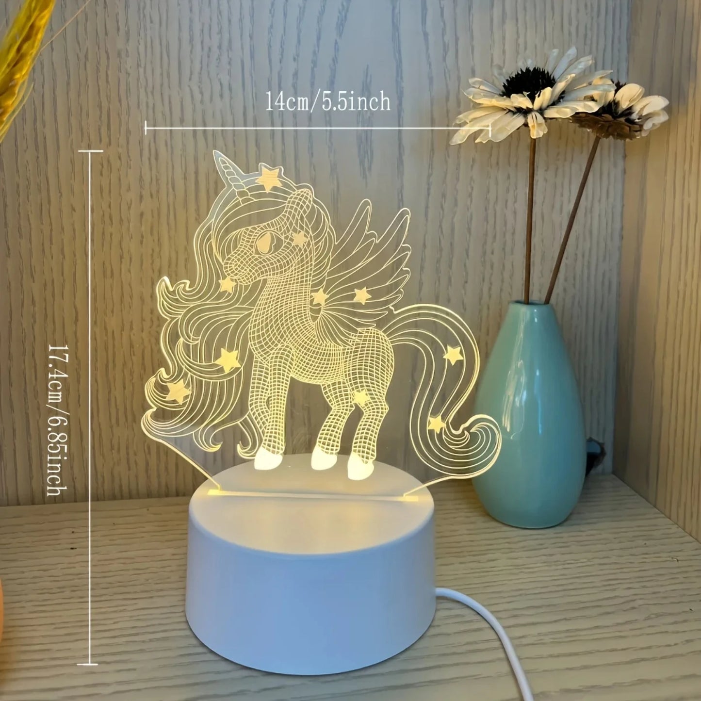 Beautiful & Charming 3D pony night light