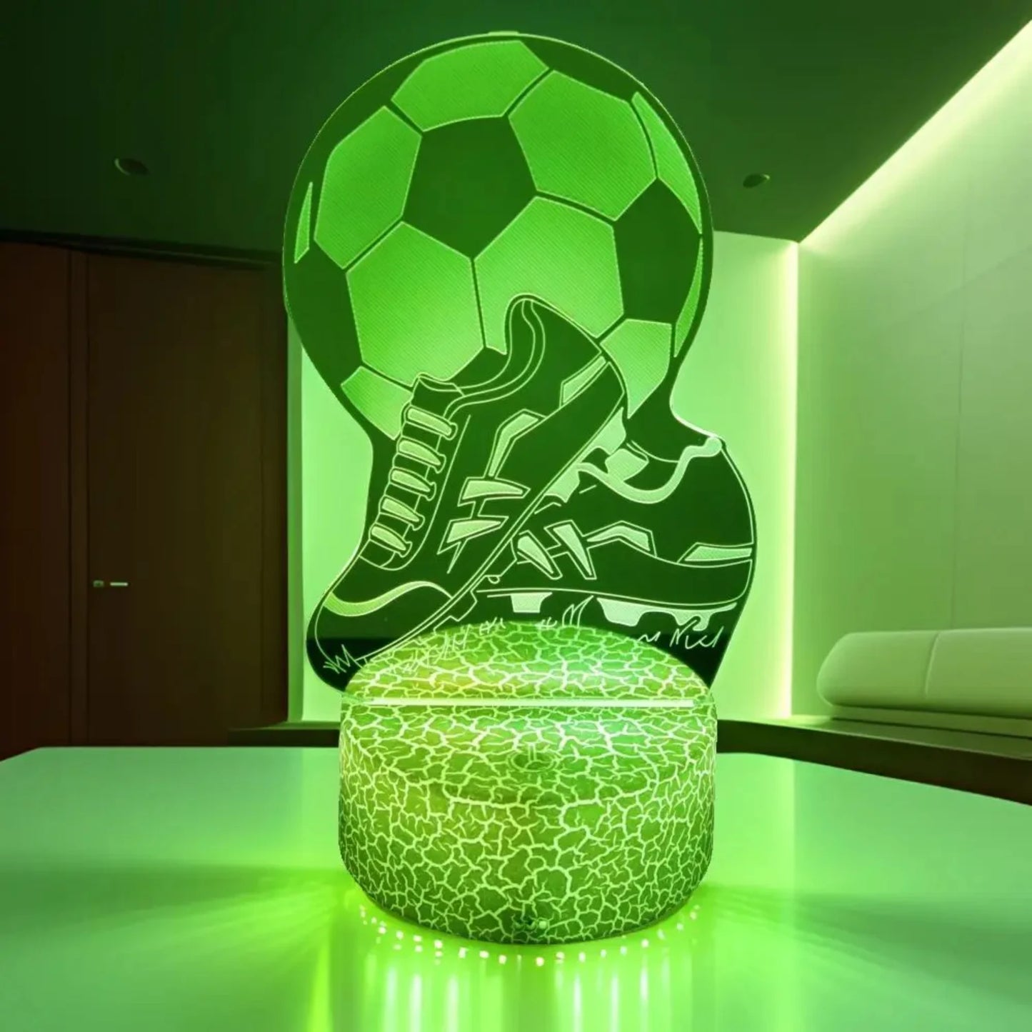 3D Child LED Night Light Luminous Soccer ball Nightlight