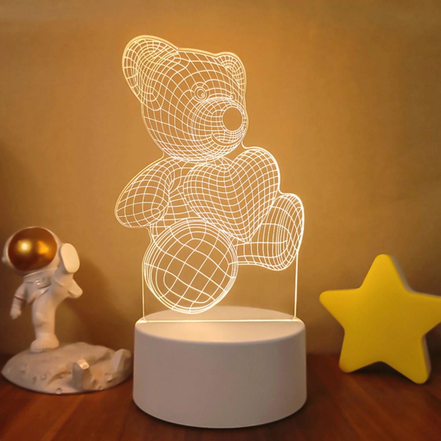 3D USB LED Night Lights Lamp