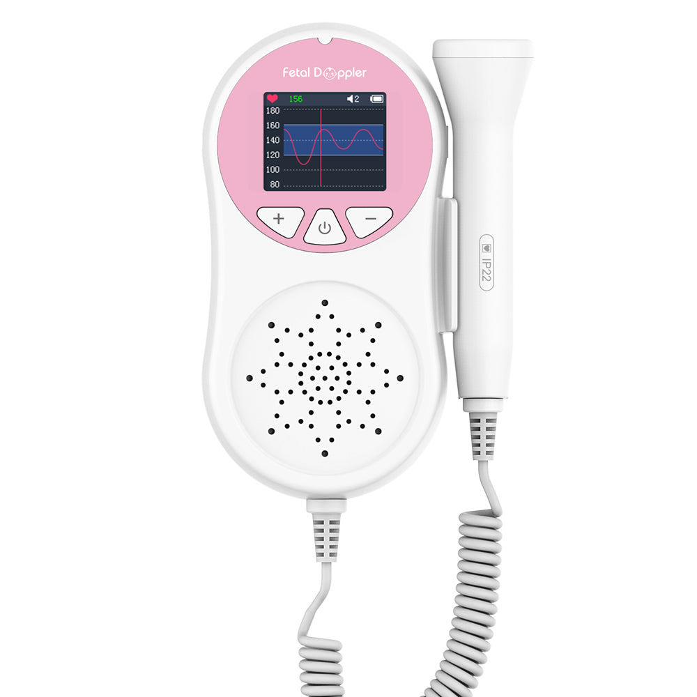 LCD Doppler Baby Ultrasound Stethoscope Heart Rate Monitor