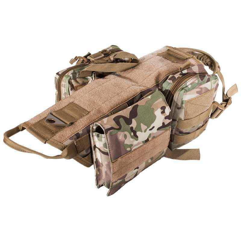 Adjustable Military  Vest Tactical Molle Dog Harness System