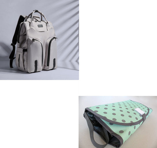 Baby Tote and Backpack With Bottle Pouches