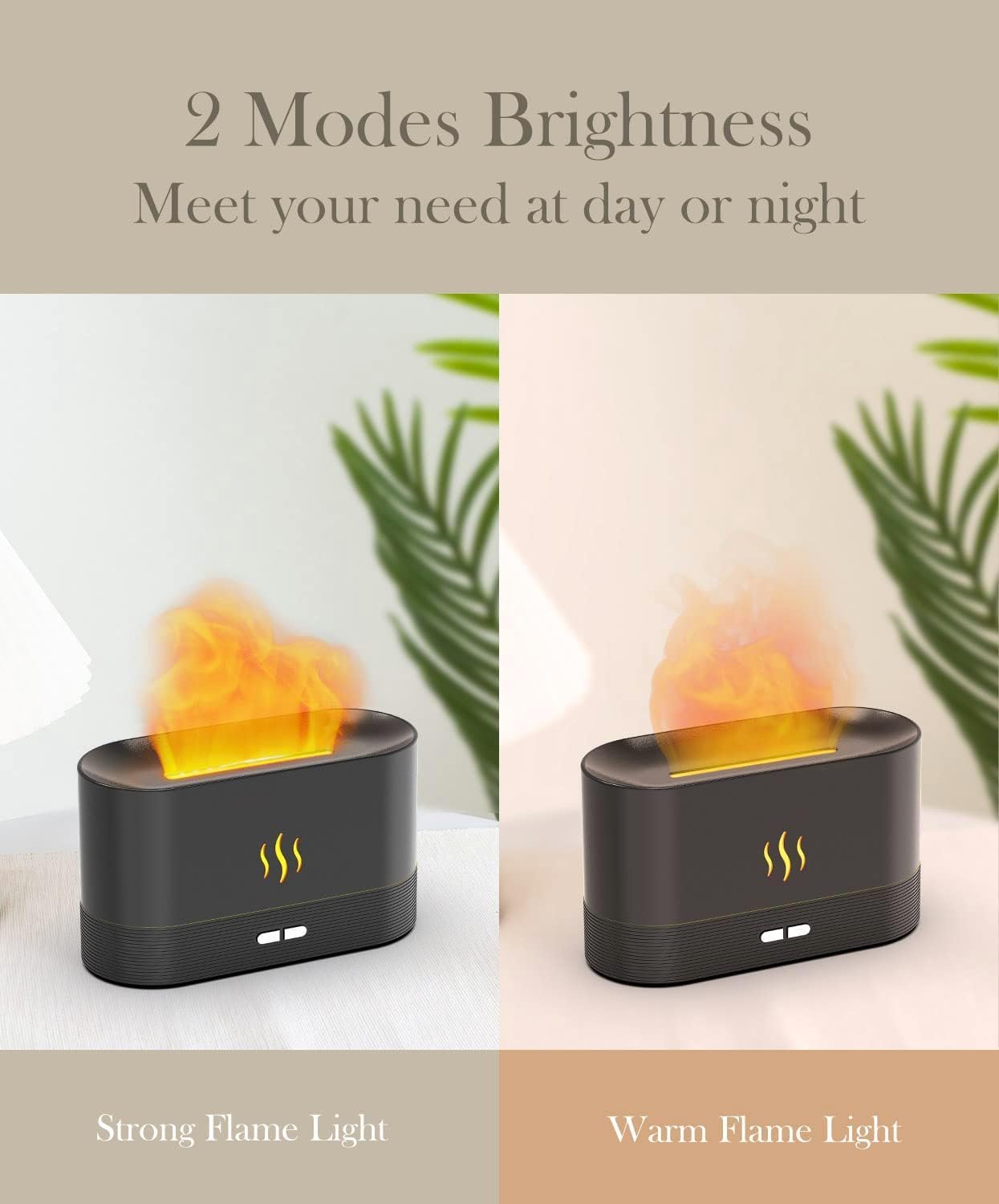 Flame Air Diffuser Humidifier Ultrasonic Aromatherapy