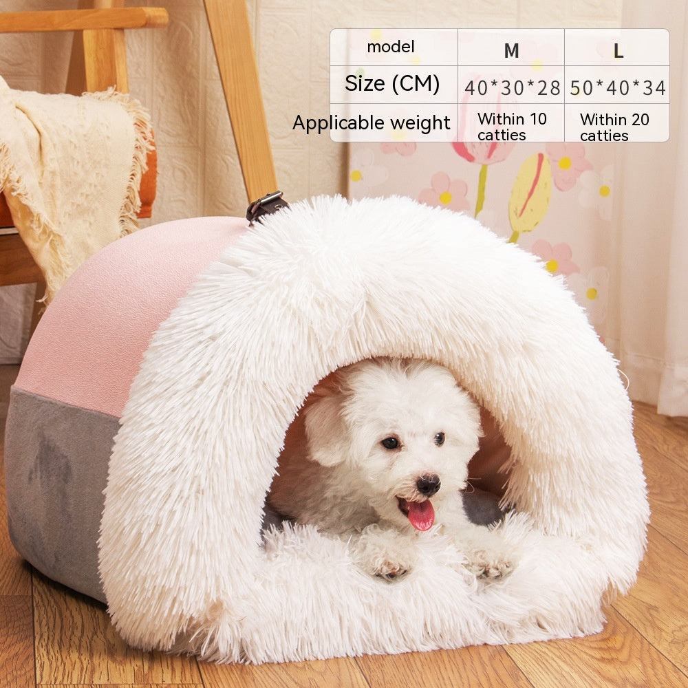 Portable Winter Warm Pet Nest For Dogs & Cats