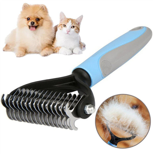 Dual-Sided Fur Remover for Shedding/ Dematting