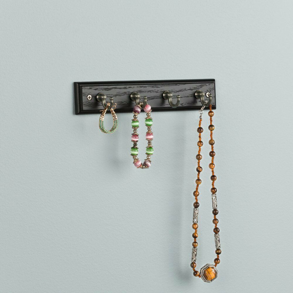 4 Hook Wall Mount Key Rack