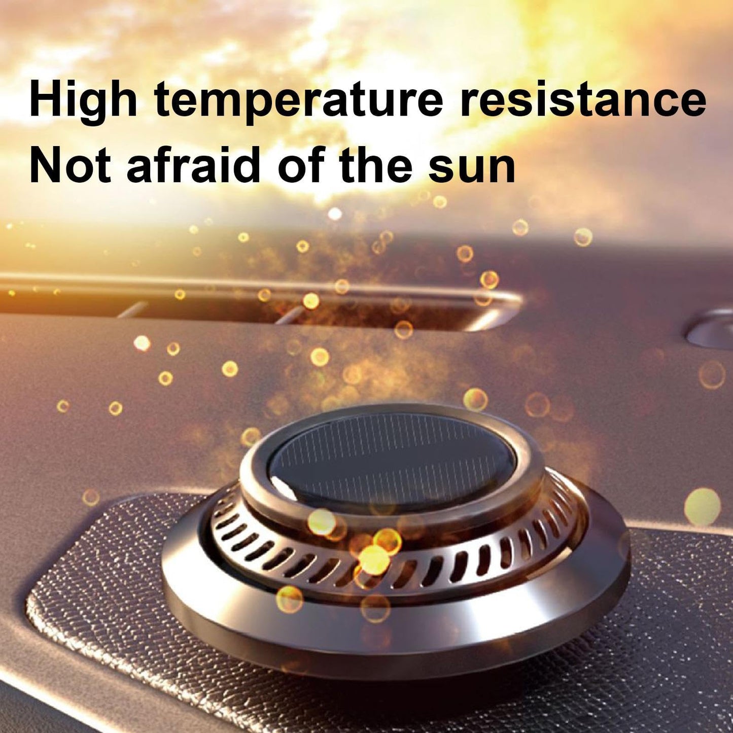 Solar Rotating Car Essential Oil Diffuser