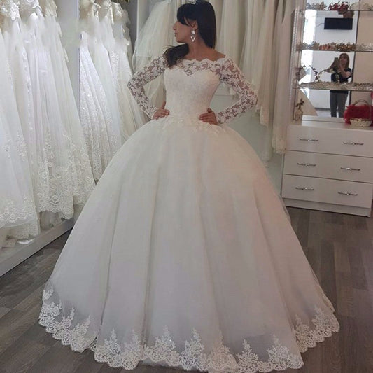 Elegant Custom Wedding Bridal Gown