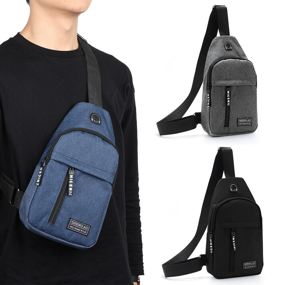 Crossbody Shoulder Chest Nylon Sling Bag Backpack