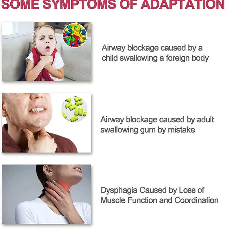 Open Airway Auxiliary Pump From Choking & Suffocation